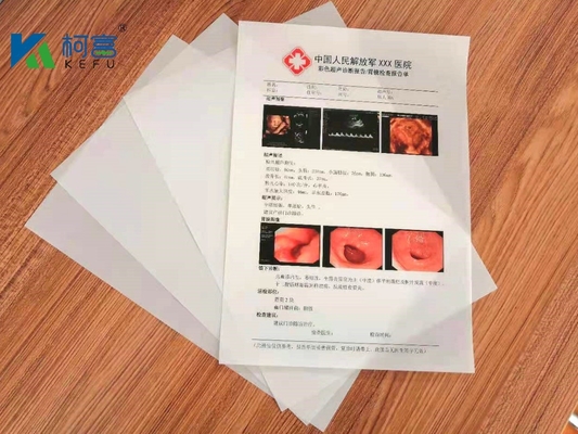 CER ISO9001 A4 halb transparenter Laser X Ray Film 125 Mikrometer
