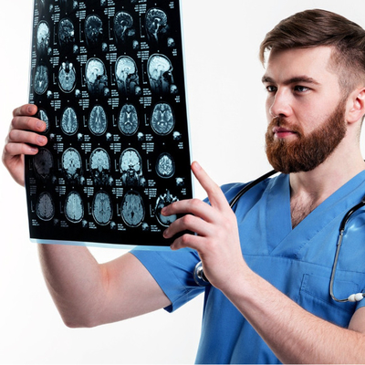 Farbstrahlblaue medizinische Trockenfolie Transparente blaue Röntgenfolie für CT-DR-MRT-Radiologiegerät