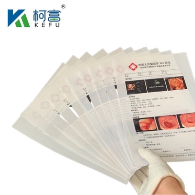 A3/A4 Ausgezeichnetes PET-Material 100 Mikron Weiß wasserdicht Transparentes Tintenstrahlseidenbildschirm Positivdruckfolien