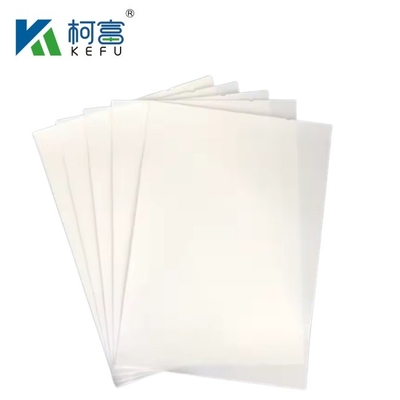 A3/A4 Ausgezeichnetes PET-Material 100 Mikron Weiß wasserdicht Transparentes Tintenstrahlseidenbildschirm Positivdruckfolien