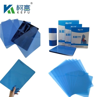 Hochauflösende medizinische Bildgebung CT DR Inkjet Blaufilm Medizinische Röntgenfilm für Haustiere A3 / A4 Transparent Blaudruckfilm